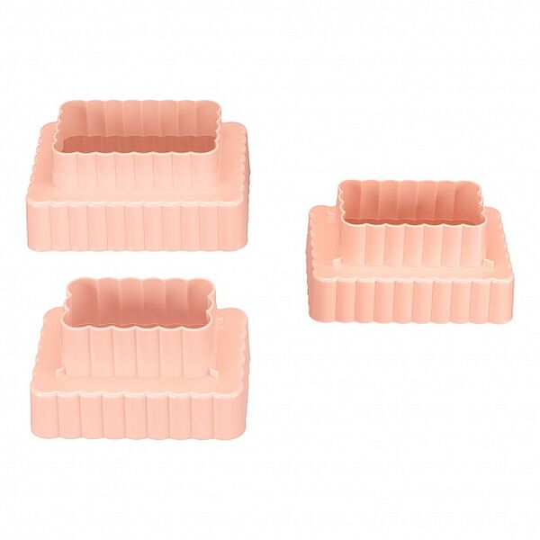 Форма для печенья пластик Бытпласт, 3 штуки