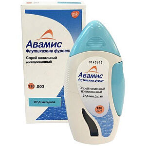 Назальный спрей Авамис 27,5 мкг / дозировка 120дозировка