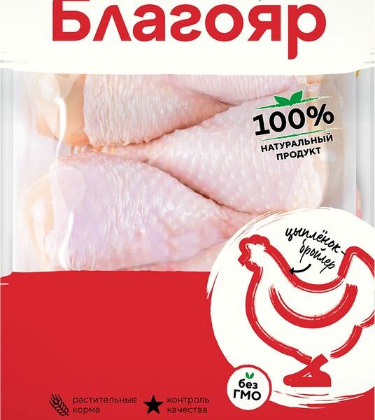 Голень цыпленка-бройлера Благояр охлажденная вес