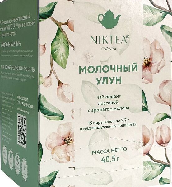 Чай зеленый Niktea Молочный Улун 15*2.7г