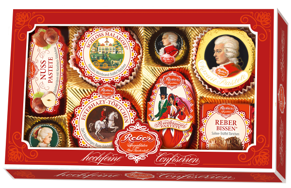 Набор шоколадных конфет Reber Mozart Ассорти