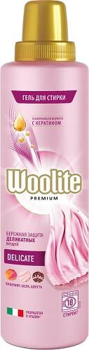 Гель для стирки деликатных вещей Woolite Premium Delicate 900 мл