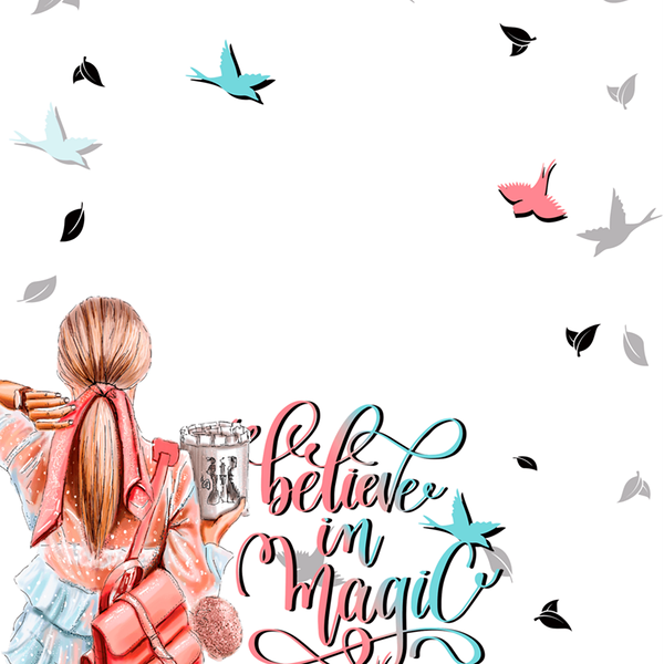 Набор обложек Erich Krause Fashion Girls, 12 штук