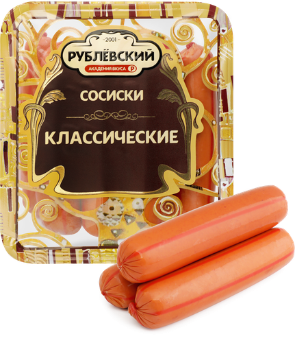

Сосиски Рублевский Классические вареные 460 г
