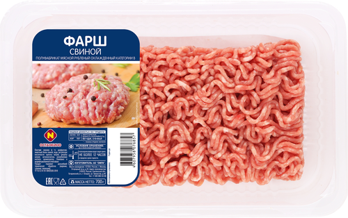 

Фарш свиной Останкино охлажденный 700 г