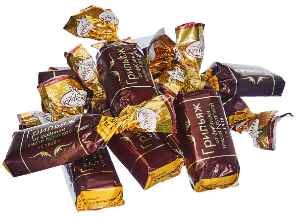 Конфеты Фабрика имени Крупской Грильяж, вес