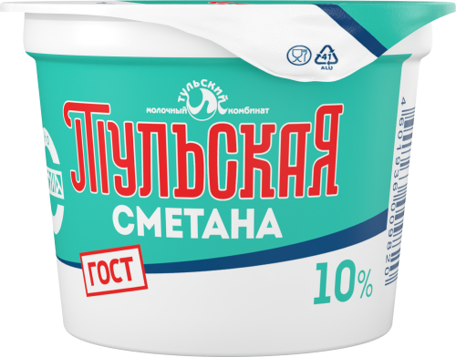 

Сметана Тульский Молочный Комбинат 10% 180 г