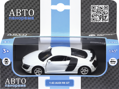 

Машинка Автопанорама Audi R8 GT металлическая 1:43 цвет в ассортименте