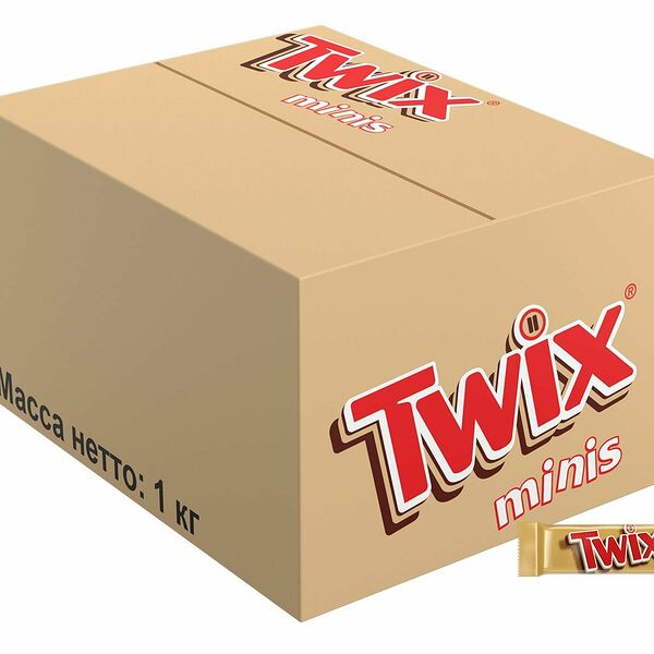 Шоколадный батончик Twix миниc