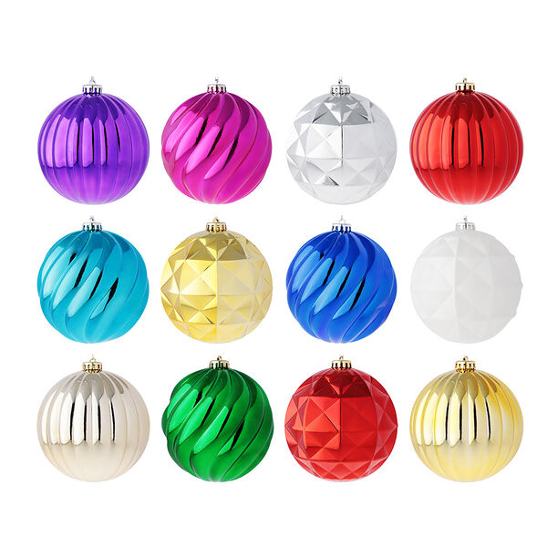 Сноу бум шар формовой 14 см, цвета в ассортименте, пластик, арт.23-3