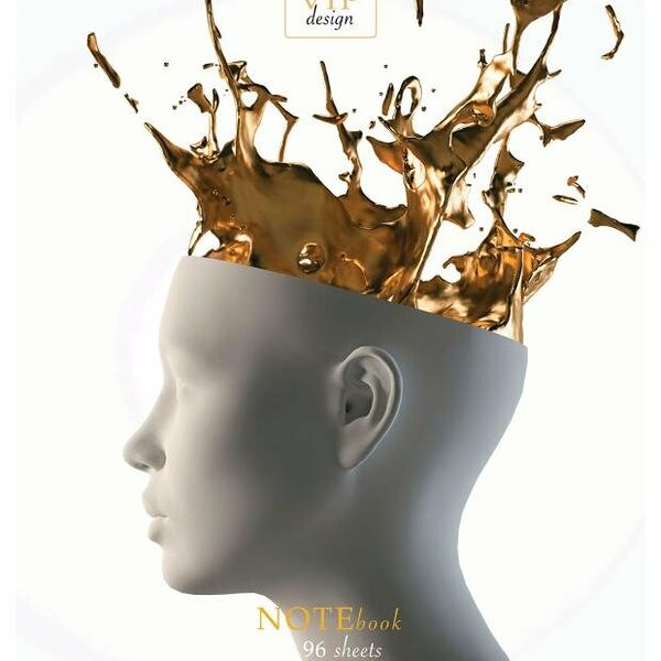 Тетрадь общая ПЗБМ Голова, клетка А5, 96 л в ассортименте