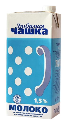 Молоко Любимая Чашка ультрапастеризованное, 1.5%