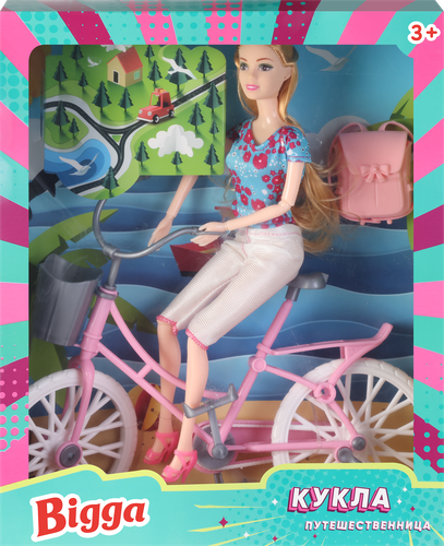 

Набор игровой BIGGA Кукла-путешественница, 3 предмета, Арт. B1482272