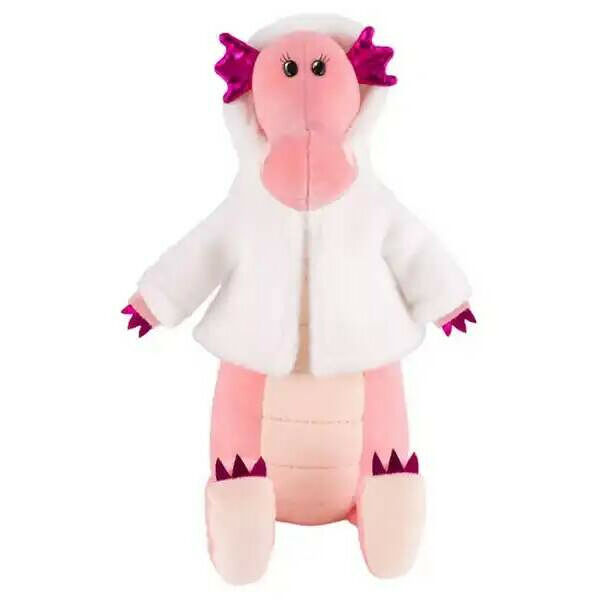 Игрушка мягкая Maxitoys Дракон Эмма в шубке 25см искусственный мех