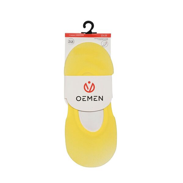 Капроновые подследники Oemen Ярко-желтый р.23-25
