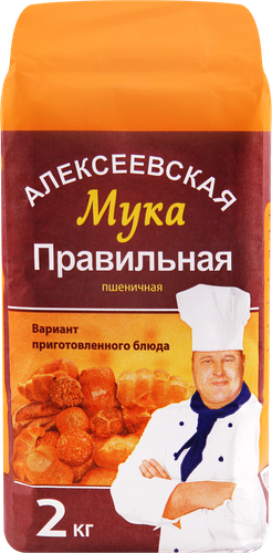 

Мука пшеничная Алексеевская общего назначения 2 кг
