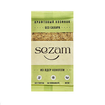 Козинак Sezam из ядер конопли (без сахара)