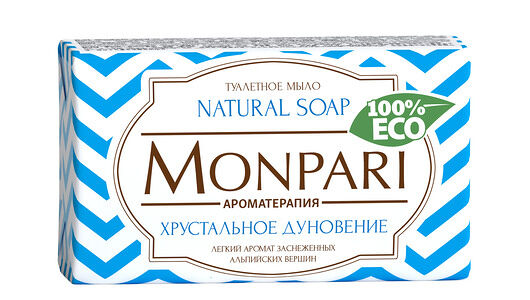 Мыло туалетное Monpari Ароматерапия Хрустальное дуновение