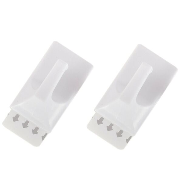 Крючок клейкий удаляемый средний, 2 шт