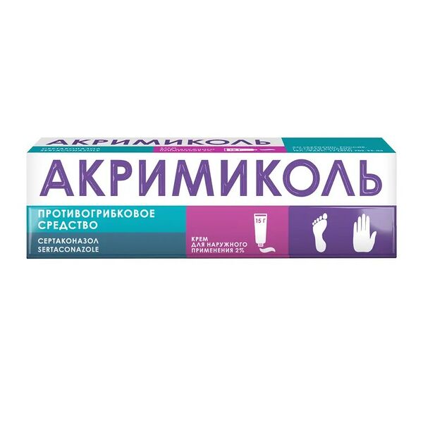 Акримиколь крем 2% 15 г