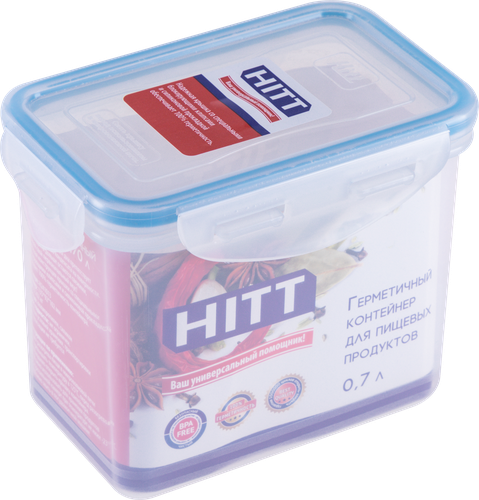 

Контейнер Hitt герметичный для пищевых продуктов 0.7л, 1 шт