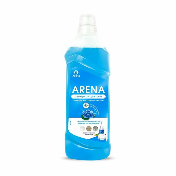 Средство для пола с полирующим эффектом Arena Grass Водная лилия