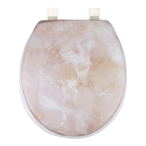 Сиденье для унитаза Vetta пвх, поролон, 39x36 см, мрамор беж.