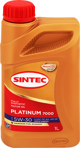 Масло моторное Sintec Platinum 7000 5W-30 GF-6A SP, Арт. 600152, 1л