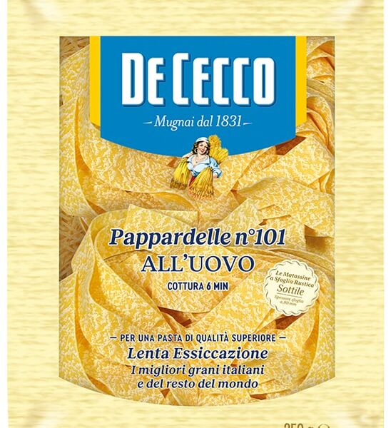 Макароны De Cecco Pappardelle alluovo n.101 250г