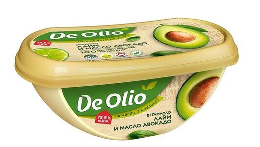 Вега-Масло De Olio cо вкусом лайма и маслом авокадо, 220 г