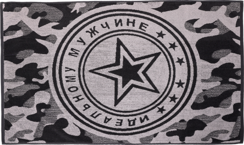 

Полотенце махровое COTTONIKA Защитнику 100х150см в ассортименте
