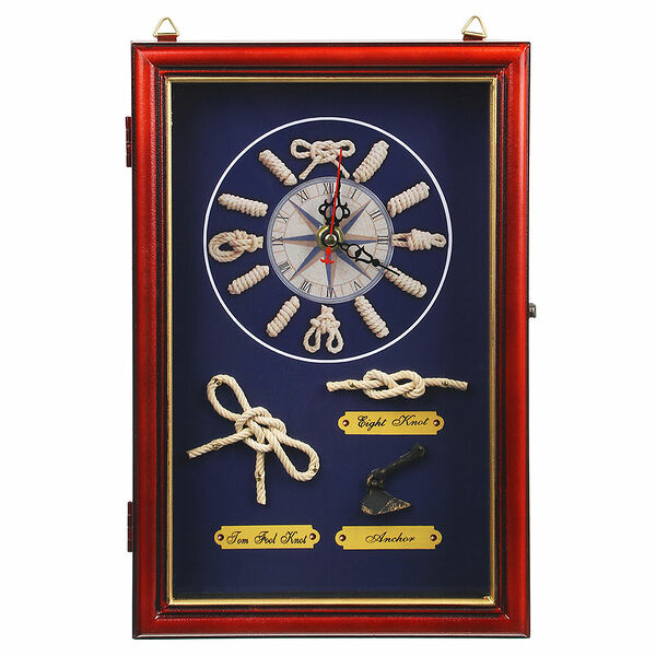 Ключница Ladecor декоративная на 6 крючков 30х20х7 см