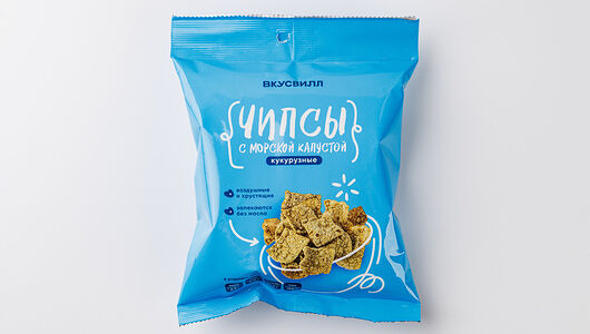Чипсы кукурузные с морской капустой
