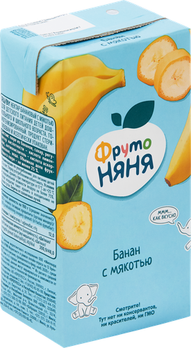 

Нектар ФрутоНяня банан с мякотью с 3 лет 500 мл