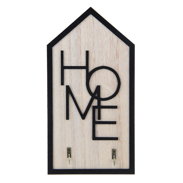 Ключница открытого типа на 2 крючка 15x3.5x29 см