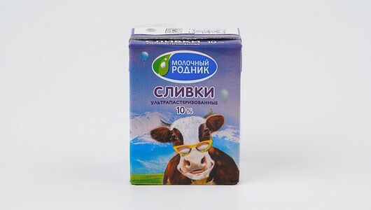 Сливки ультрапастеризованные Молочный Родник 10%
