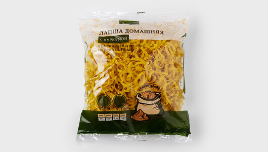 Лапша с куркумой постная