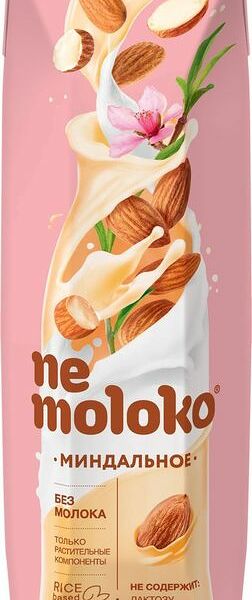 Напиток Nemoloko миндальный на рисовой основе 1л