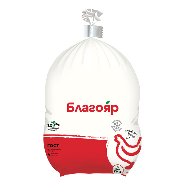 Тушка цыпленка-бройлера Благояр замороженная