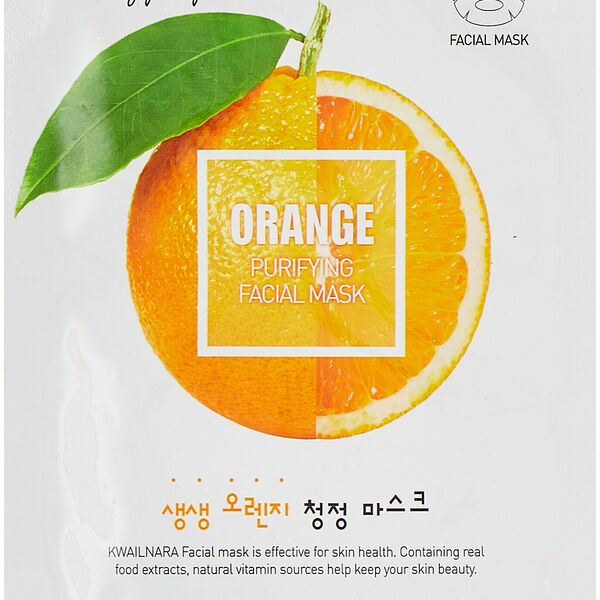 Тканевая маска для лица Welcos Kwailnara Orange Purifying Facial Mask 20 мл