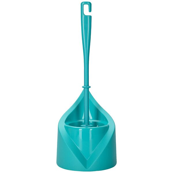 Гарнитур для туалета полузакрытый, бирюзовый, 38х14х14 см