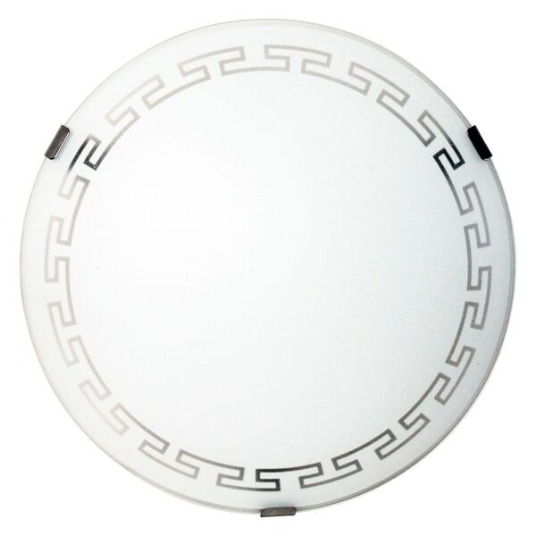 Светильник настенно-потолочный Элетех Этруска, 25.5х25 см, Е27, 60 Вт, матовый белый