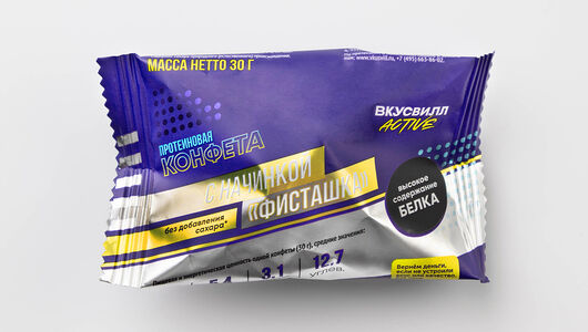 Конфета протеиновая с начинкой 