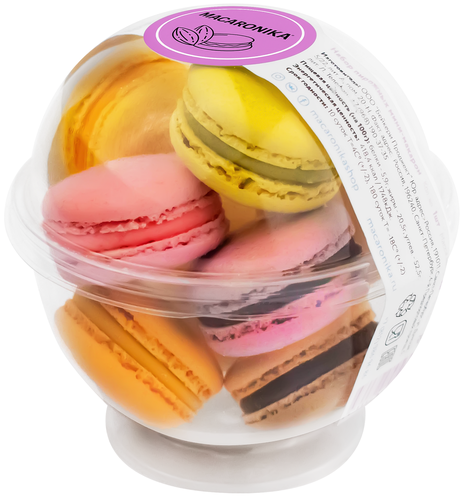 

Набор пирожных MACARONIKA Макарон Ассорти, 77г