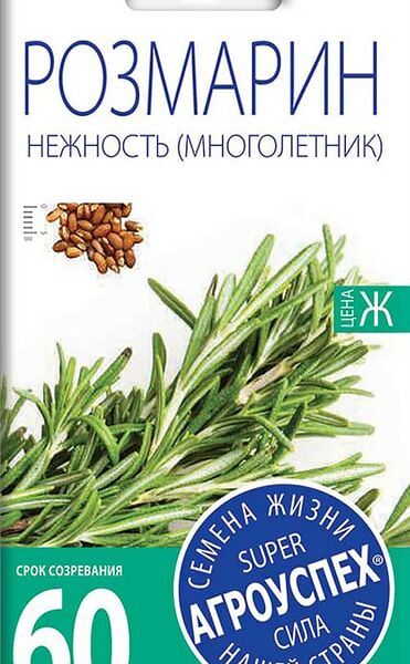 Семена Агроуспех Розмарин Нежность 0.05г