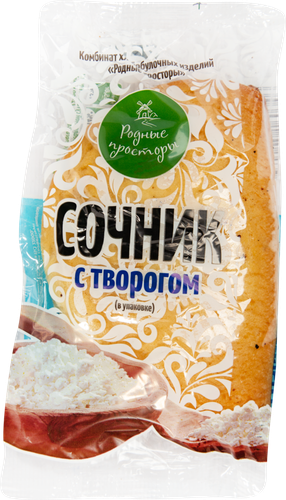 

Сочник Родные просторы с творогом 1 шт, 100 г
