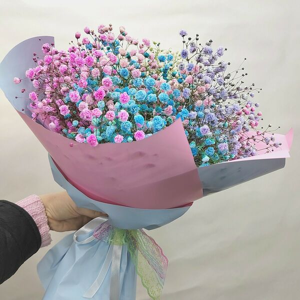 Букет из гипсофилы Микс