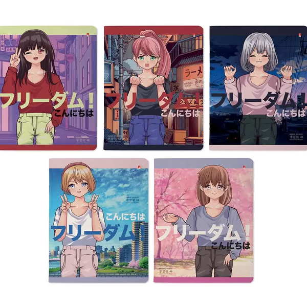 Тетрадь Альт Anime Freedom в клетку А5, 48 листов 1 шт в ассортименте