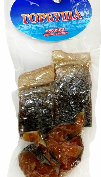 Горбуша Рыбник Премиум кусочки сушено-вяленая 100г