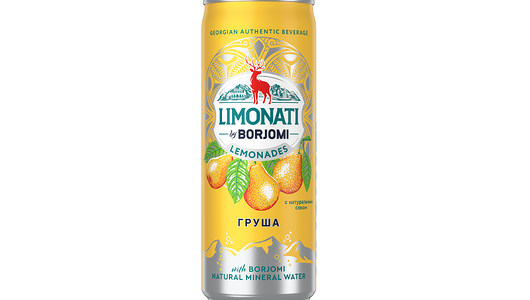 Напиток Borjomi Лимонад со вкусом груши газированный, 330мл